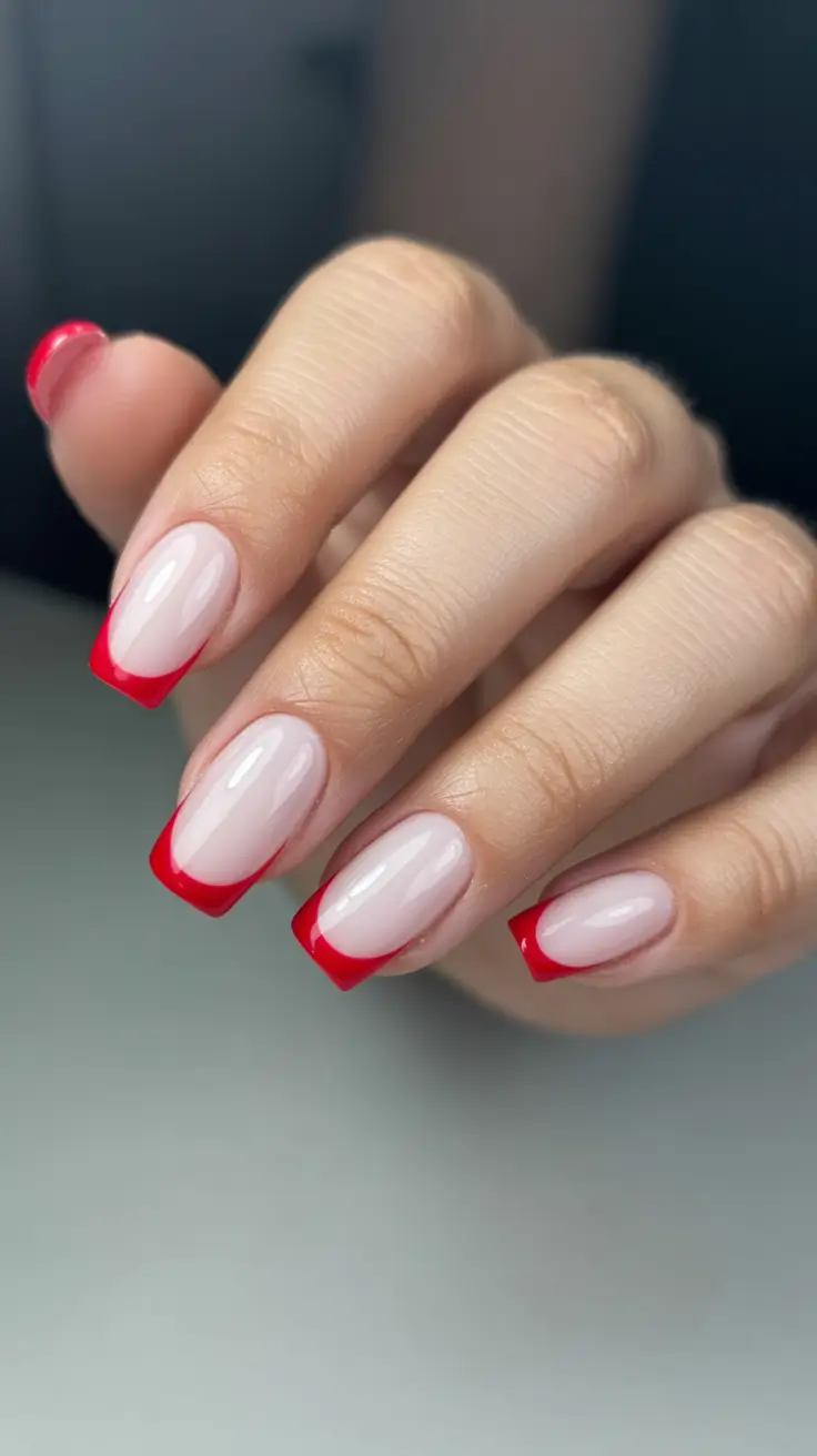 winter nails ideas 2025 - 2026 Cherry Edge