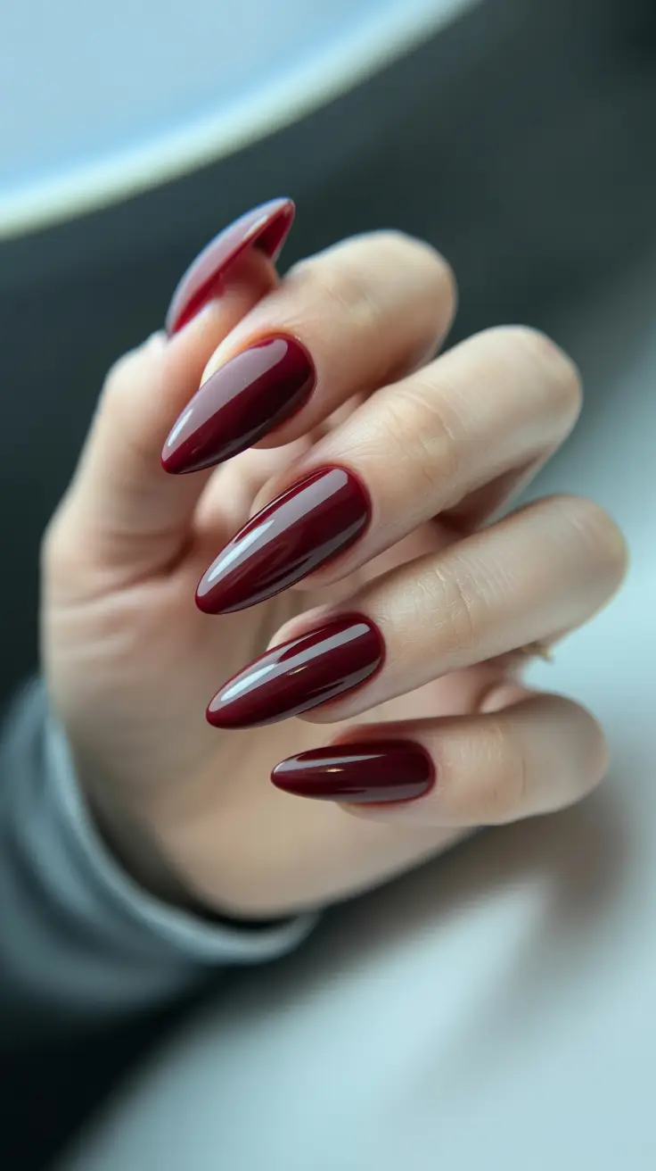 winter nails ideas 2025 - 2026 Wine & Berries
