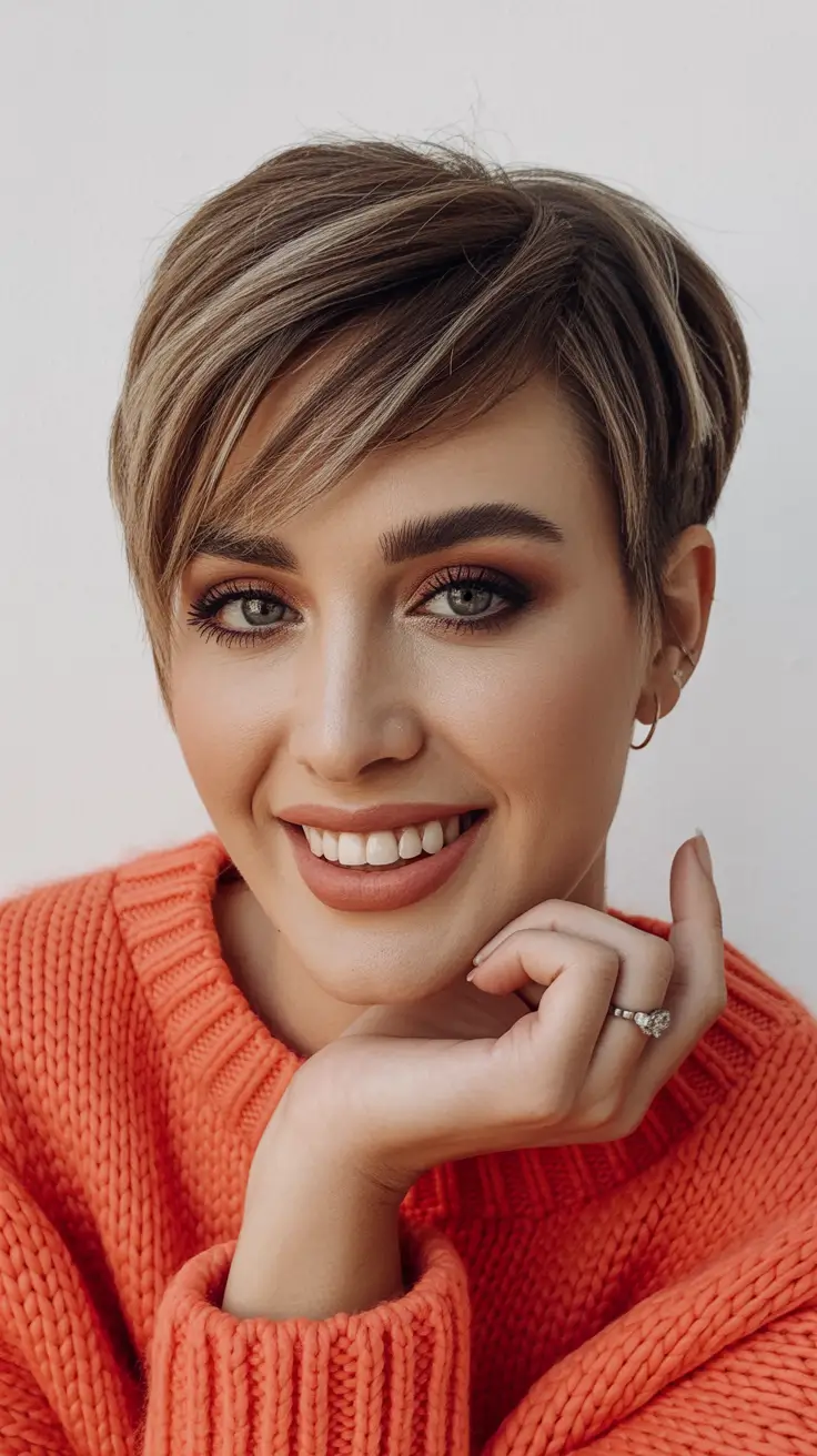 Winter Pixie Haircuts 2025-2026 Trends Soft Layers and Honey Lights Pixie