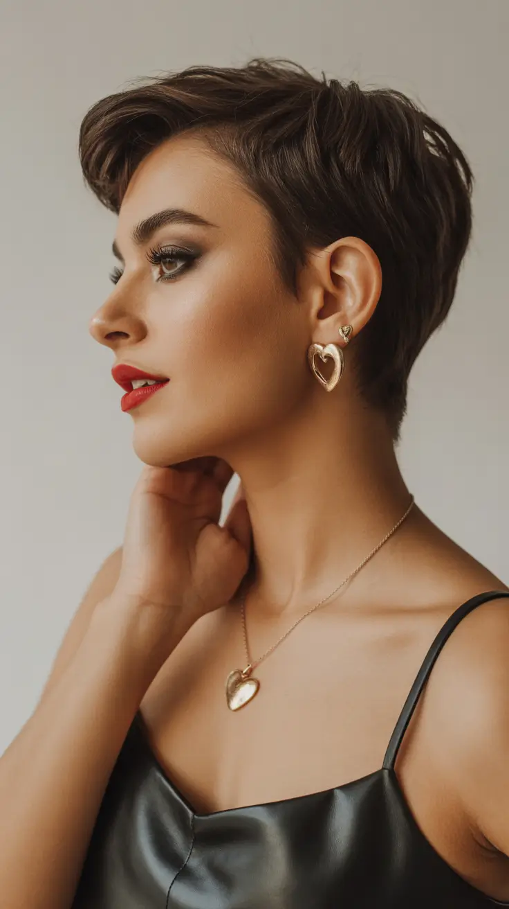 Winter Pixie Haircuts 2025-2026 Trends Romantic Side-Part Pixie