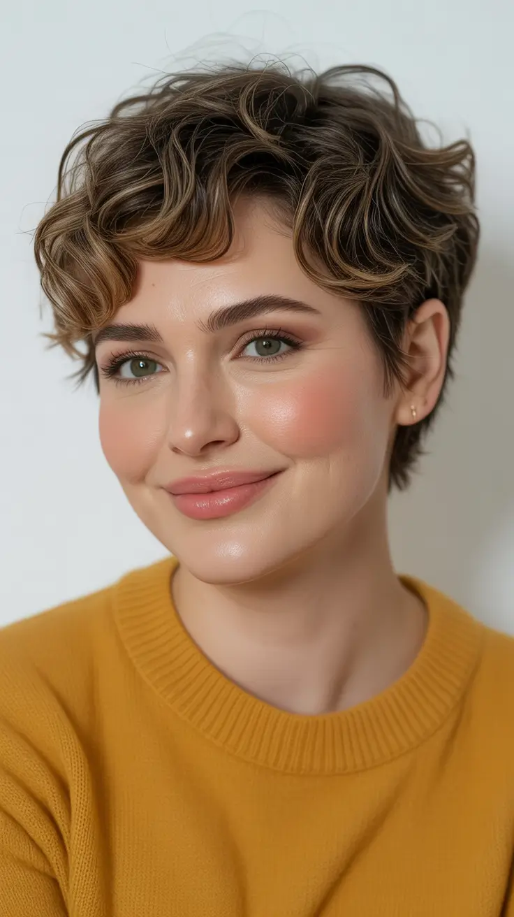 Winter Pixie Haircuts 2025-2026 Trends Softly Curled Pixie Delight