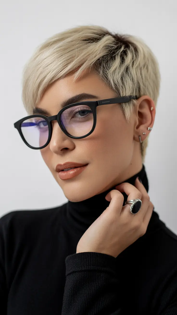 Winter Pixie Haircuts 2025-2026 Trends Blonde Academic Pixie