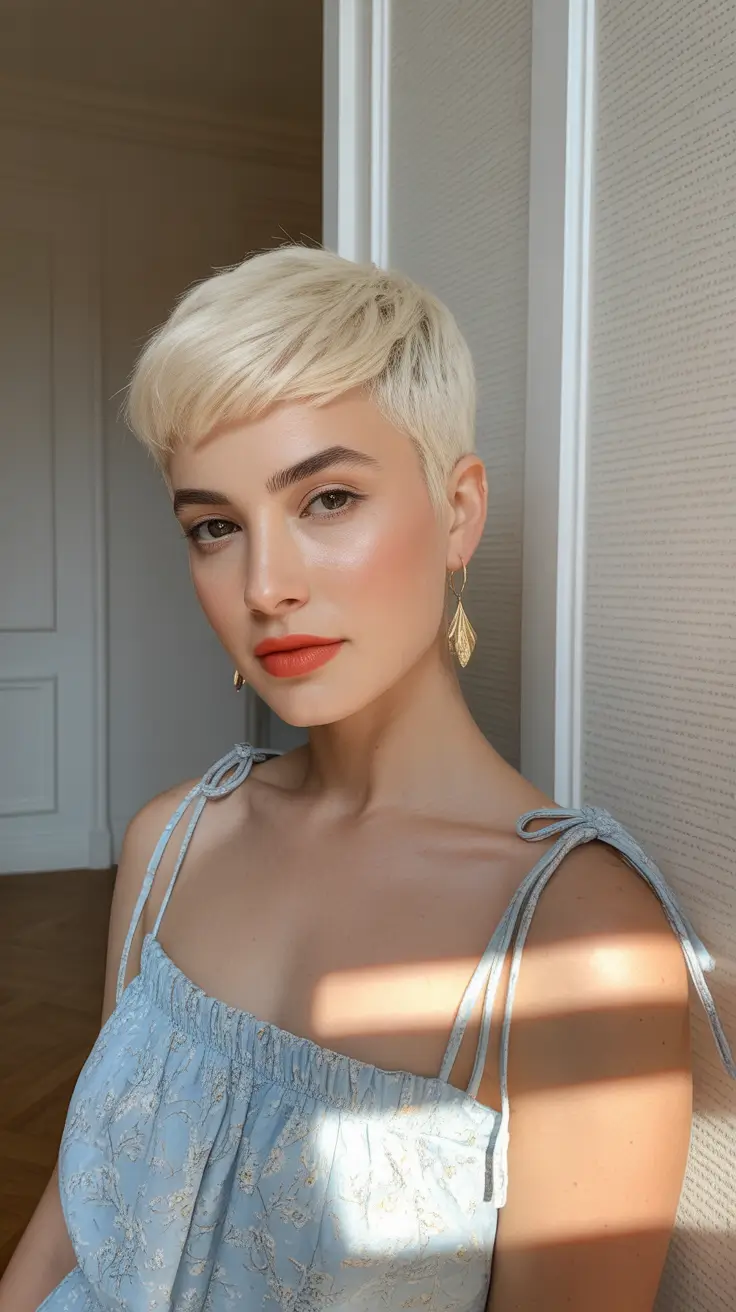 Winter Pixie Haircuts 2025-2026 Trends Champagne Glow Pixie