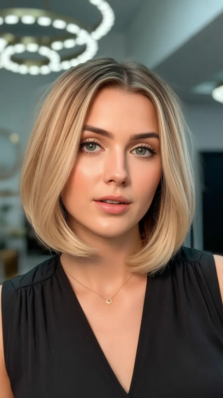 2026 hair color ideas Soft Beige Bob