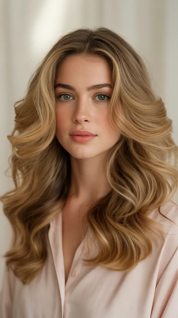 2026 hair color ideas Golden Butter Waves