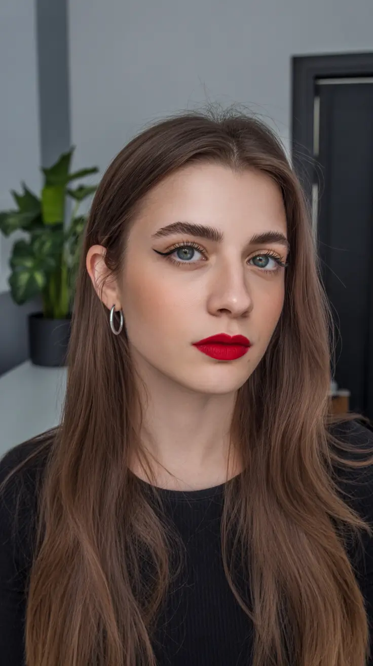 2026 hair color ideas Natural Brunette Flow