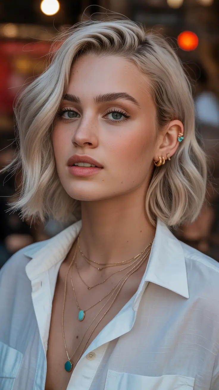 2026 hair color ideas Soft Ash Waves