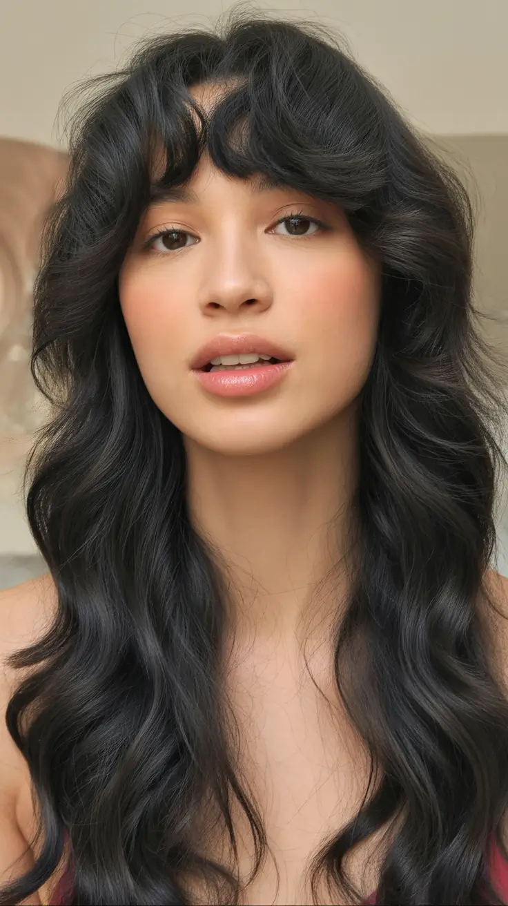 2026 hair color ideas Midnight Soft Waves