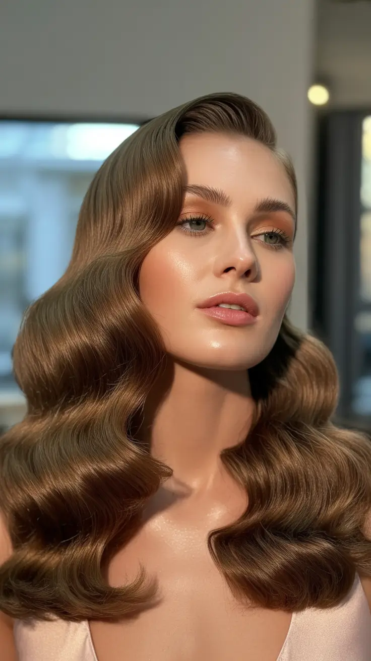 2026 hair color ideas Cocoa Sculpted Waves