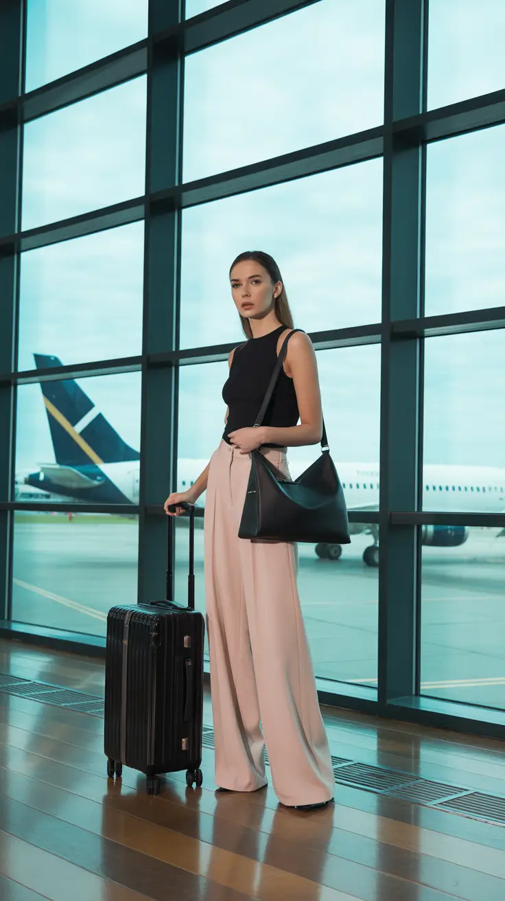 Airport travel outfits 2026 Minimalist Miles