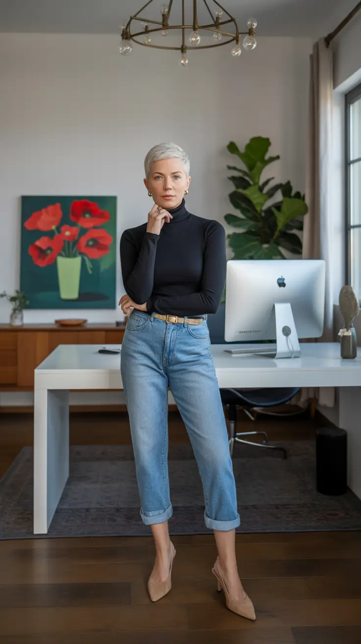 best outfits for women over 50 in 2026 Chic Minimalism with a Modern Edge