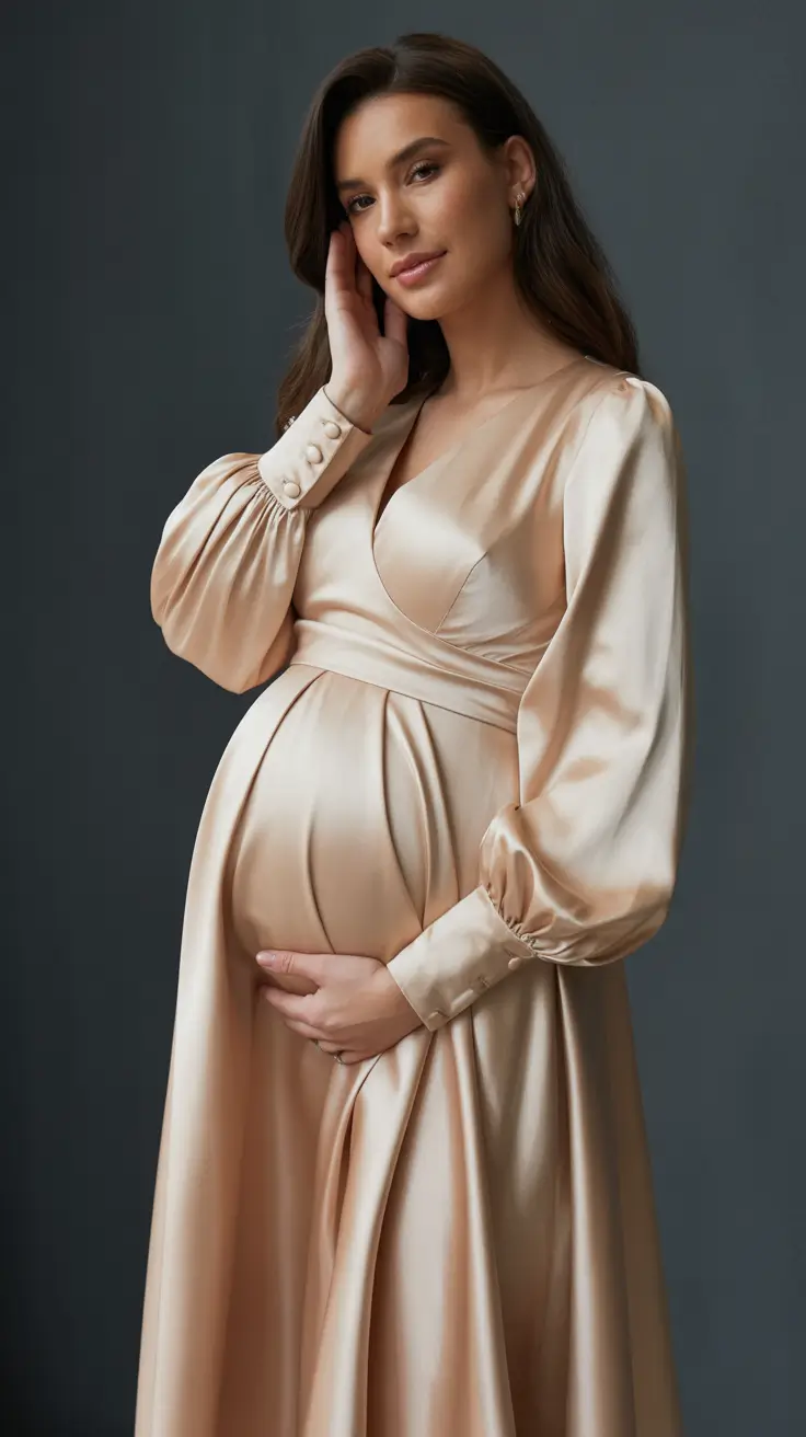 Best pregnancy outfits 2026 Satin Glow for Special Moments