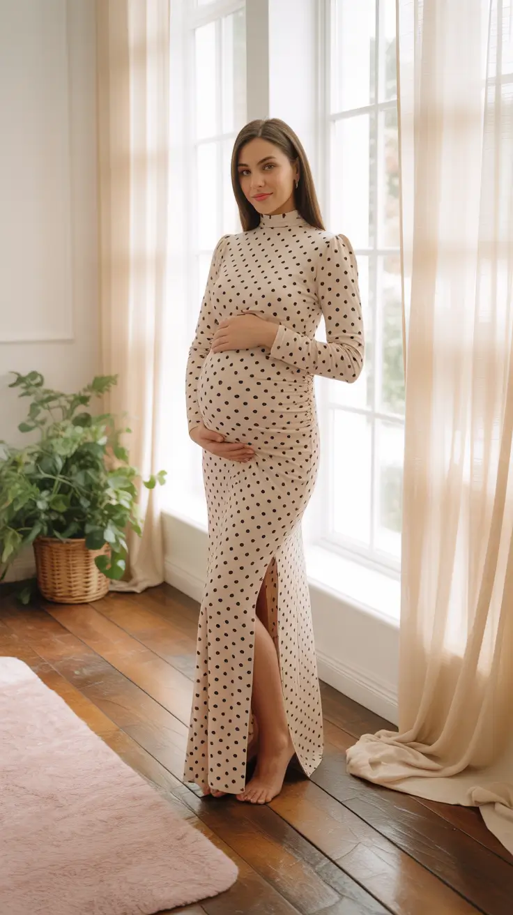 Best pregnancy outfits 2026 Polka Dot Poise