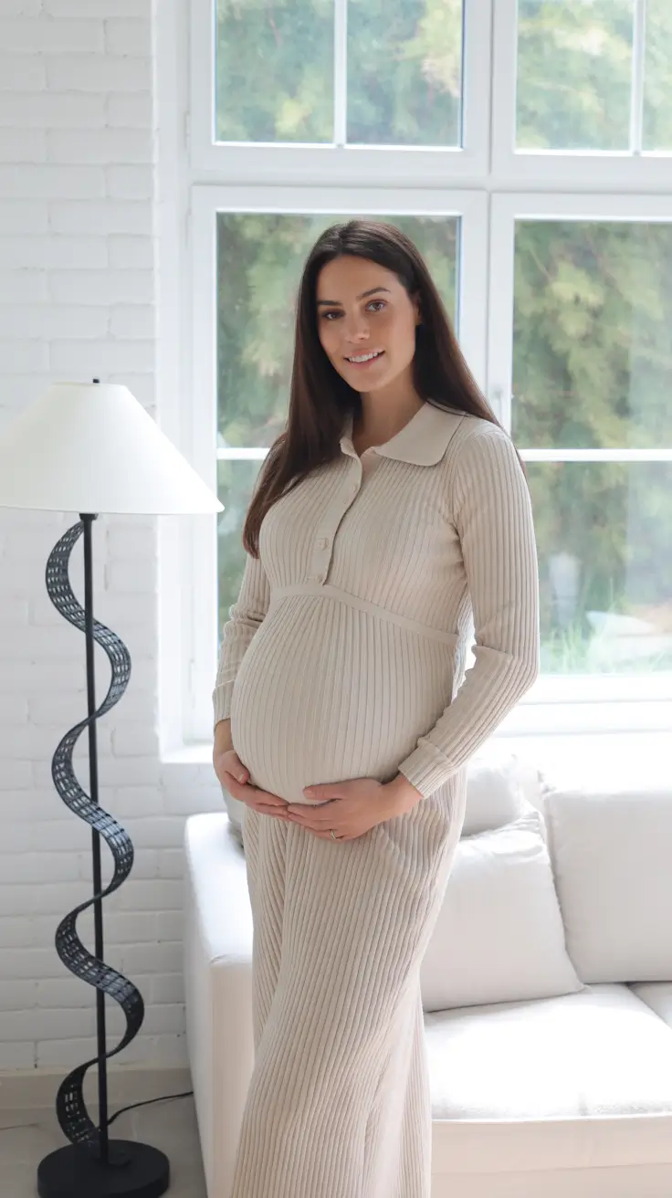 Best pregnancy outfits 2026 Soft Knit Serenity