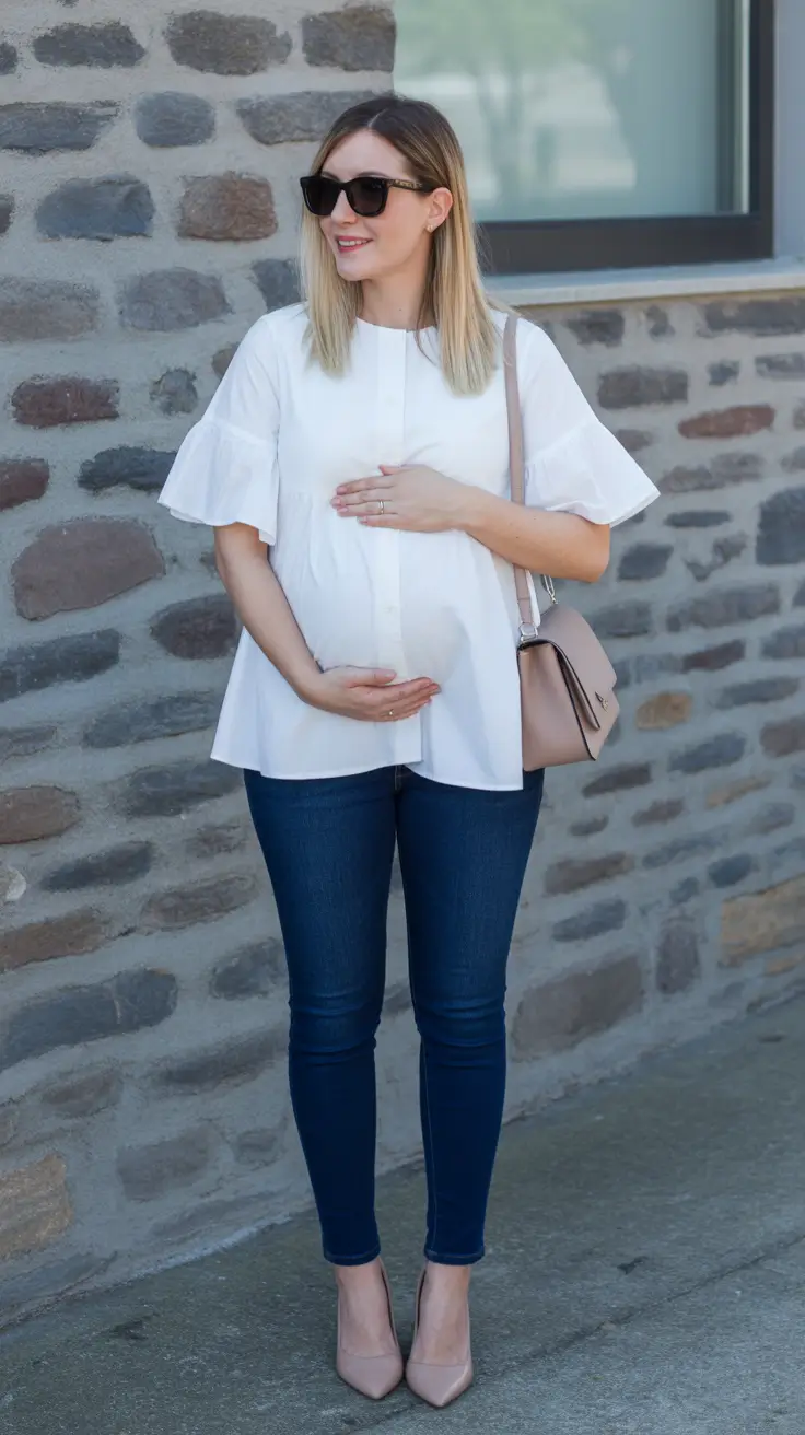 Best pregnancy outfits 2026 Classic Chic Simplicity
