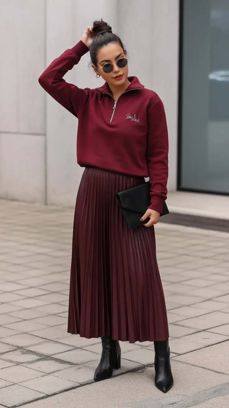 Best trendy outfits for women 2026 Berry Luxe for Everyday Drama