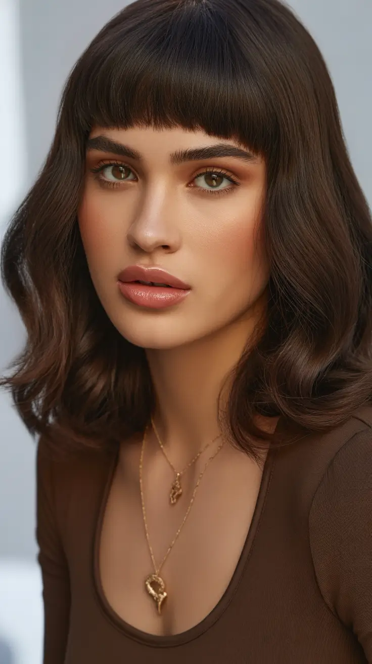 brown hair colors 2026 Velvet Espresso Bob