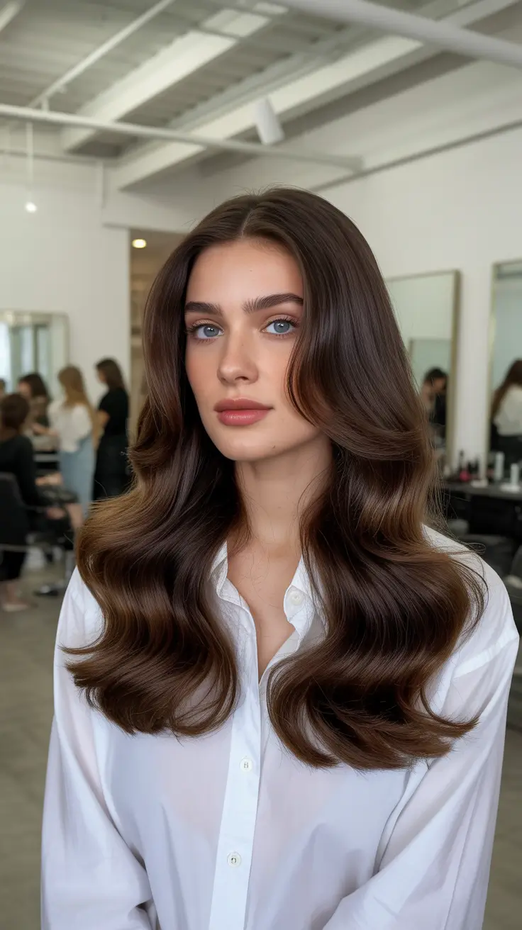 brown hair colors 2026 Honey Espresso Shine
