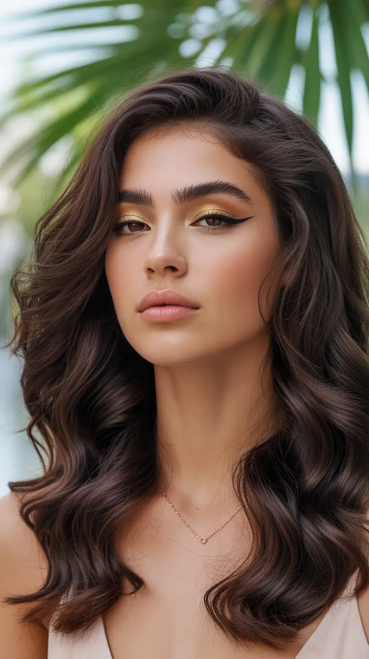 brown hair colors 2026 Copper Mocha Glow