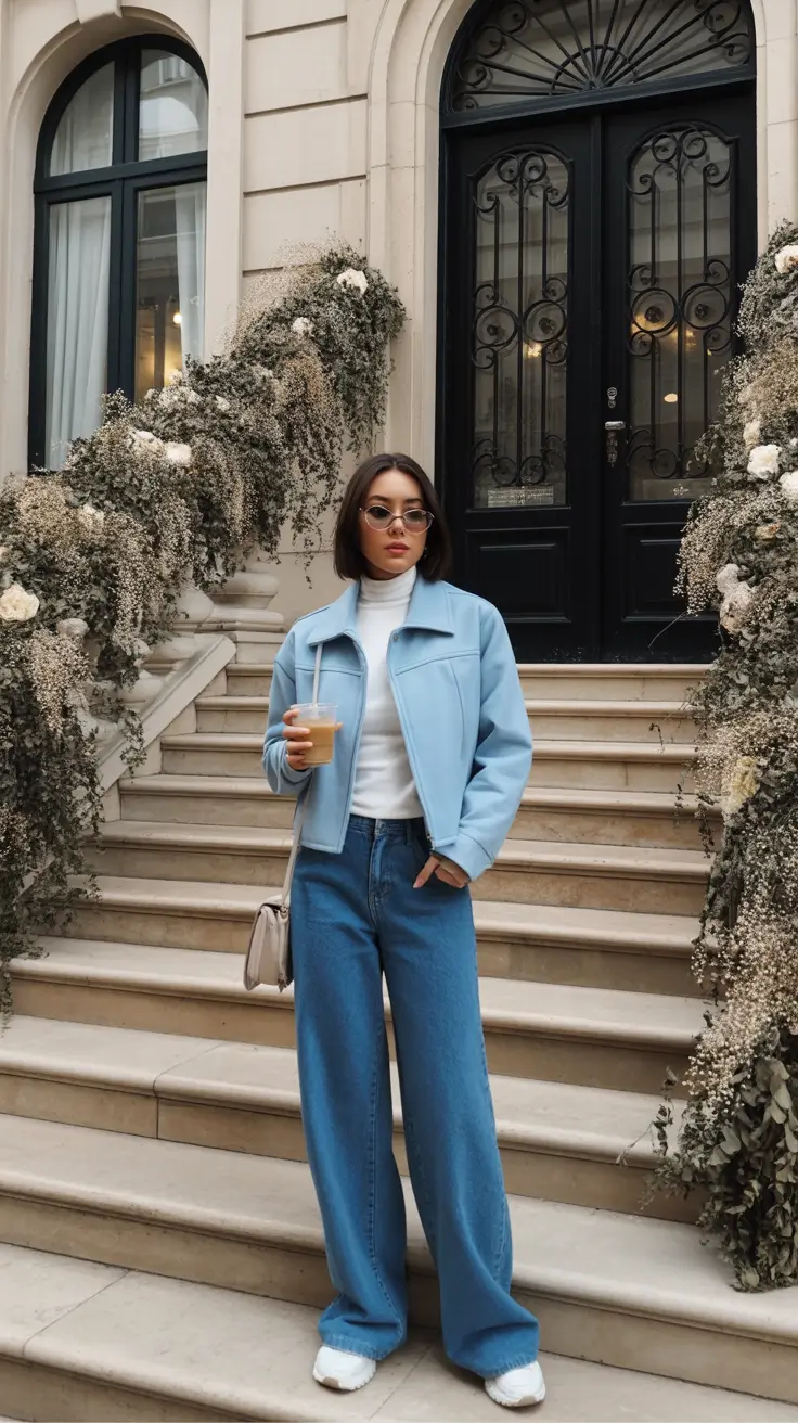 Brunch outfit ideas 2026 Powder Blue Serenity