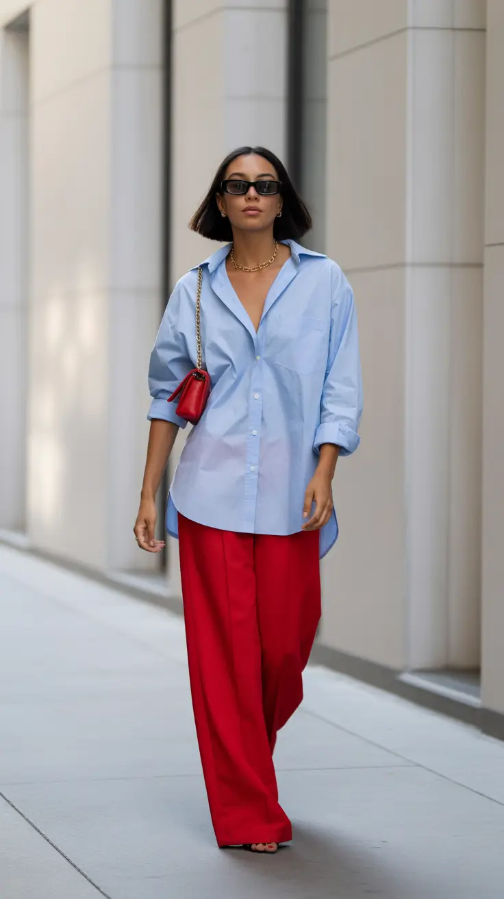 Brunch outfit ideas 2026 Color Clash Chic
