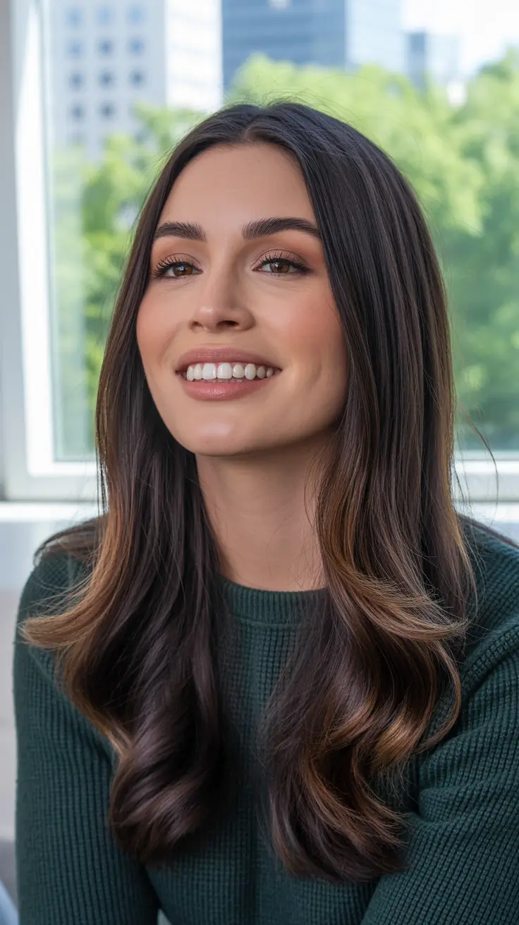 Brunette hair color 2026 trends Hazelnut Shine