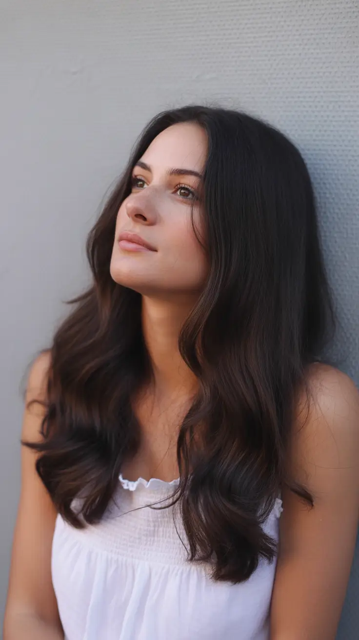 Brunette hair color 2026 trends Midnight Mocha Flow