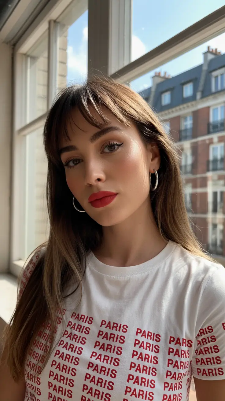 Brunette hair color 2026 trends Caramel Ribbon Highlights