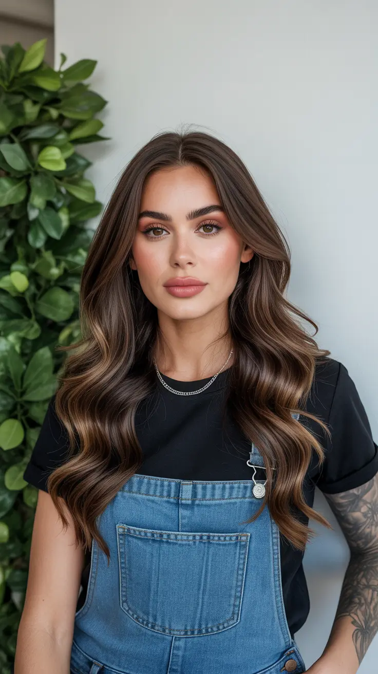 Brunette hair color 2026 trends Caramel Melt Balayage