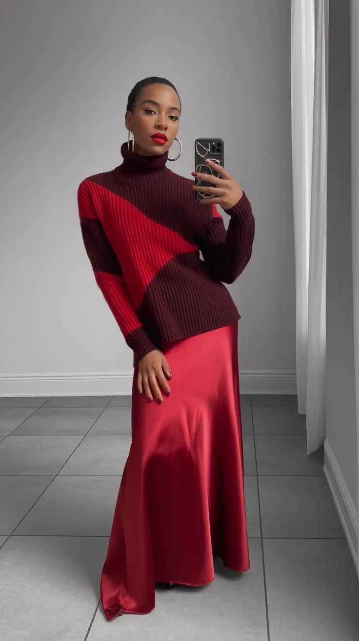 Casual outfits for Black women 2026 Crimson Confidence