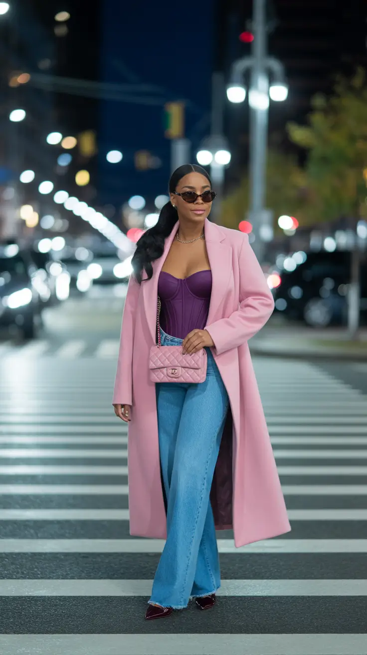 Casual outfits for Black women 2026 Purple Nights and Pink Lights