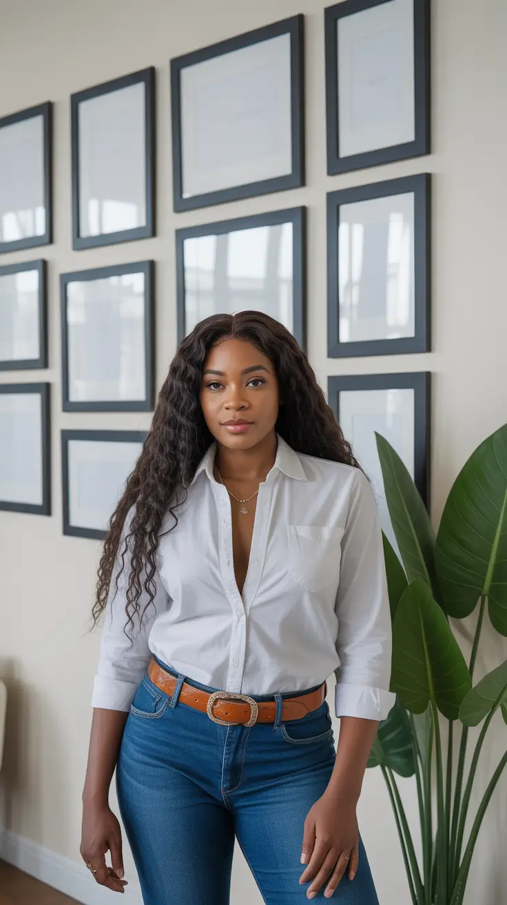 Casual outfits for Black women 2026 White Shirt Revival