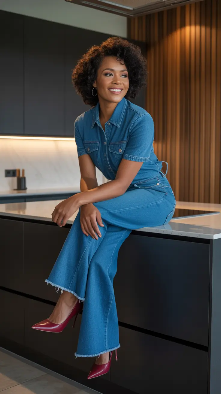 Casual outfits for Black women 2026 Denim-on-Denim Power