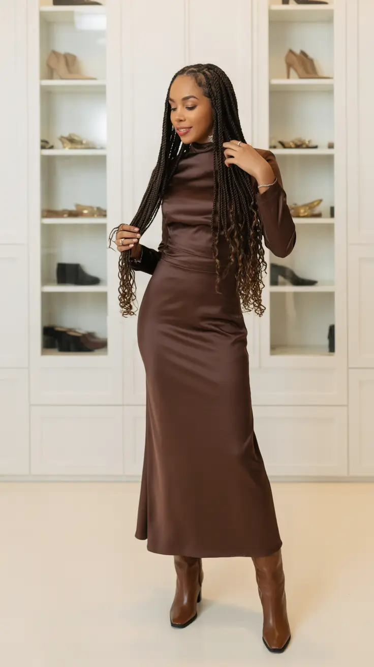 Casual outfits for Black women 2026 Rich Chocolate Elegance
