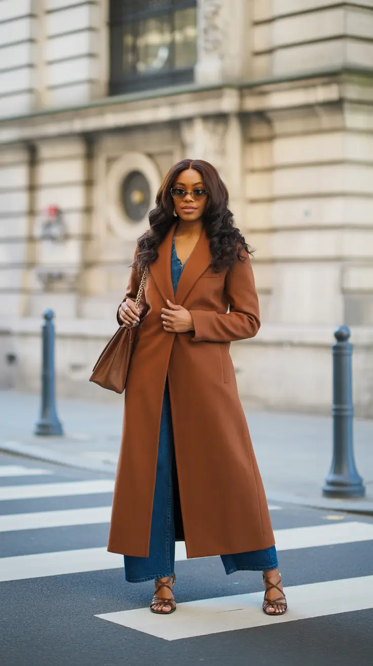 Casual outfits for Black women 2026 Warm Sophistication in Camel
