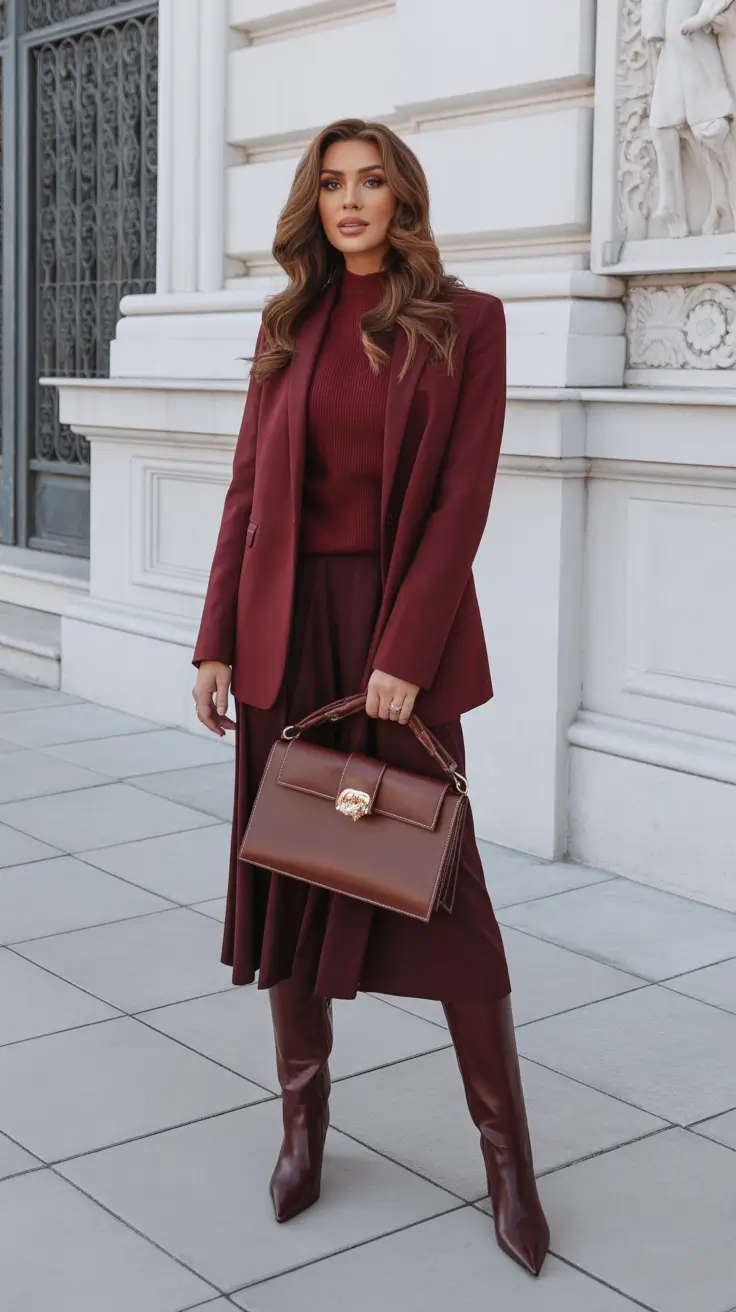 Cute mom outfits 2026 Monochrome Luxe