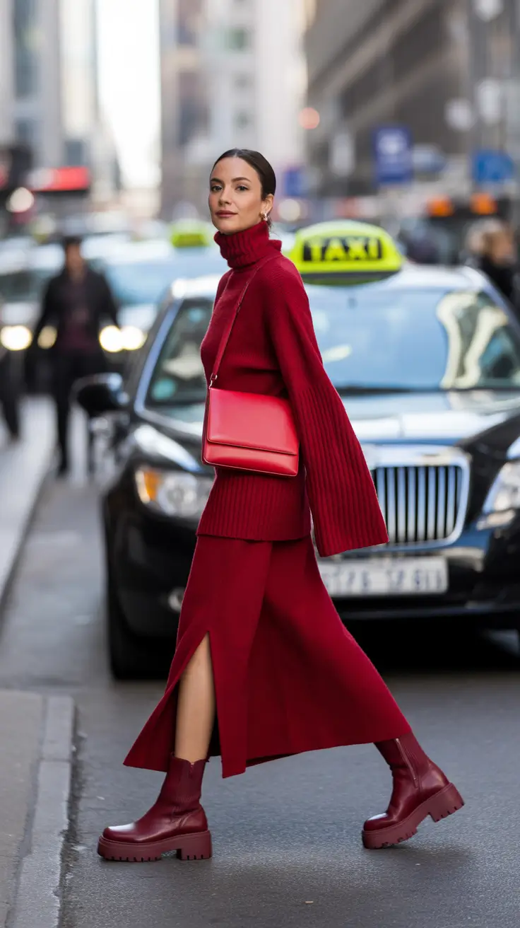 Cute outfits for women 2026 All-Red Confidence