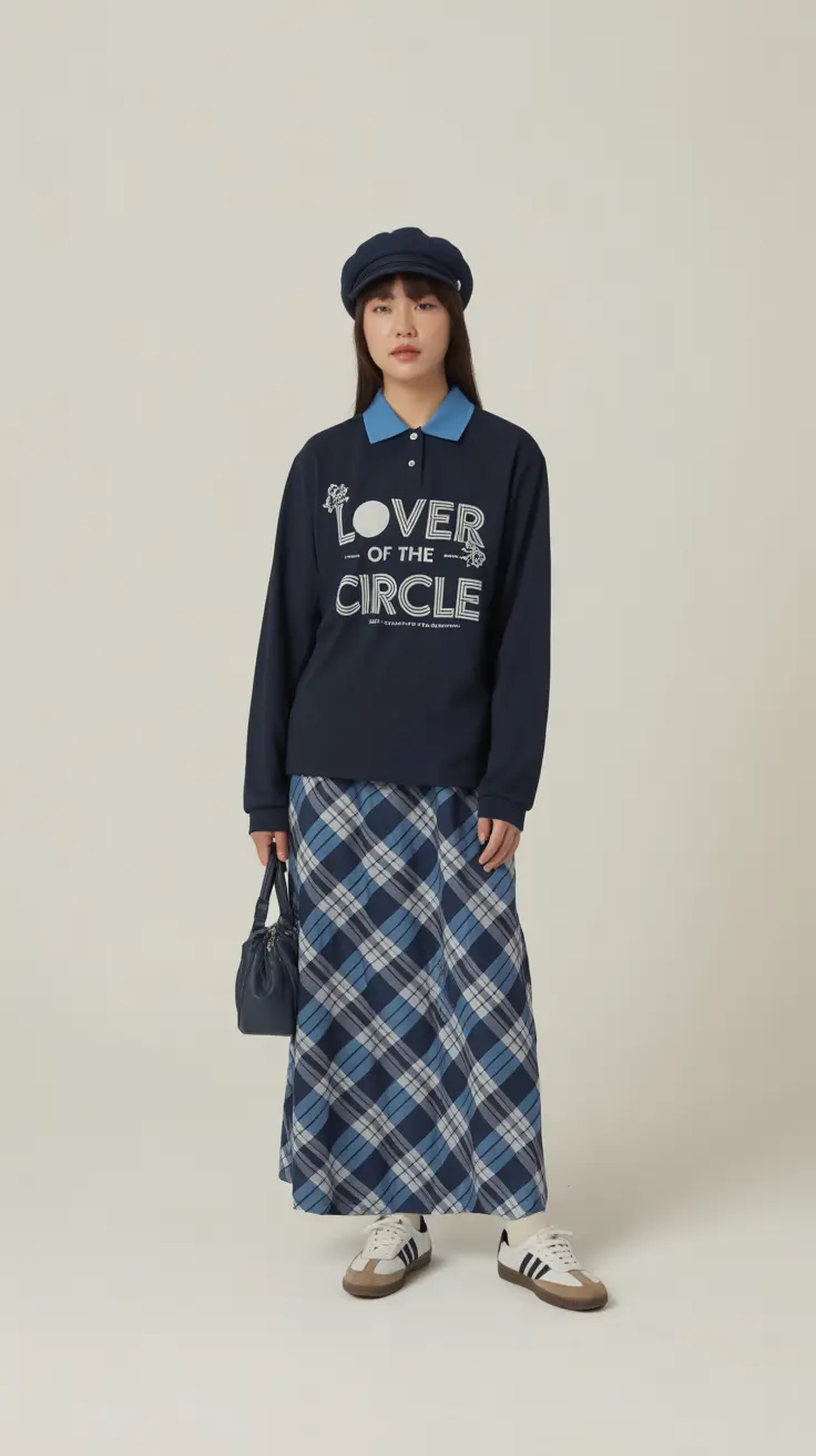 Cute y2k outfits 2026 Blueberry Classic