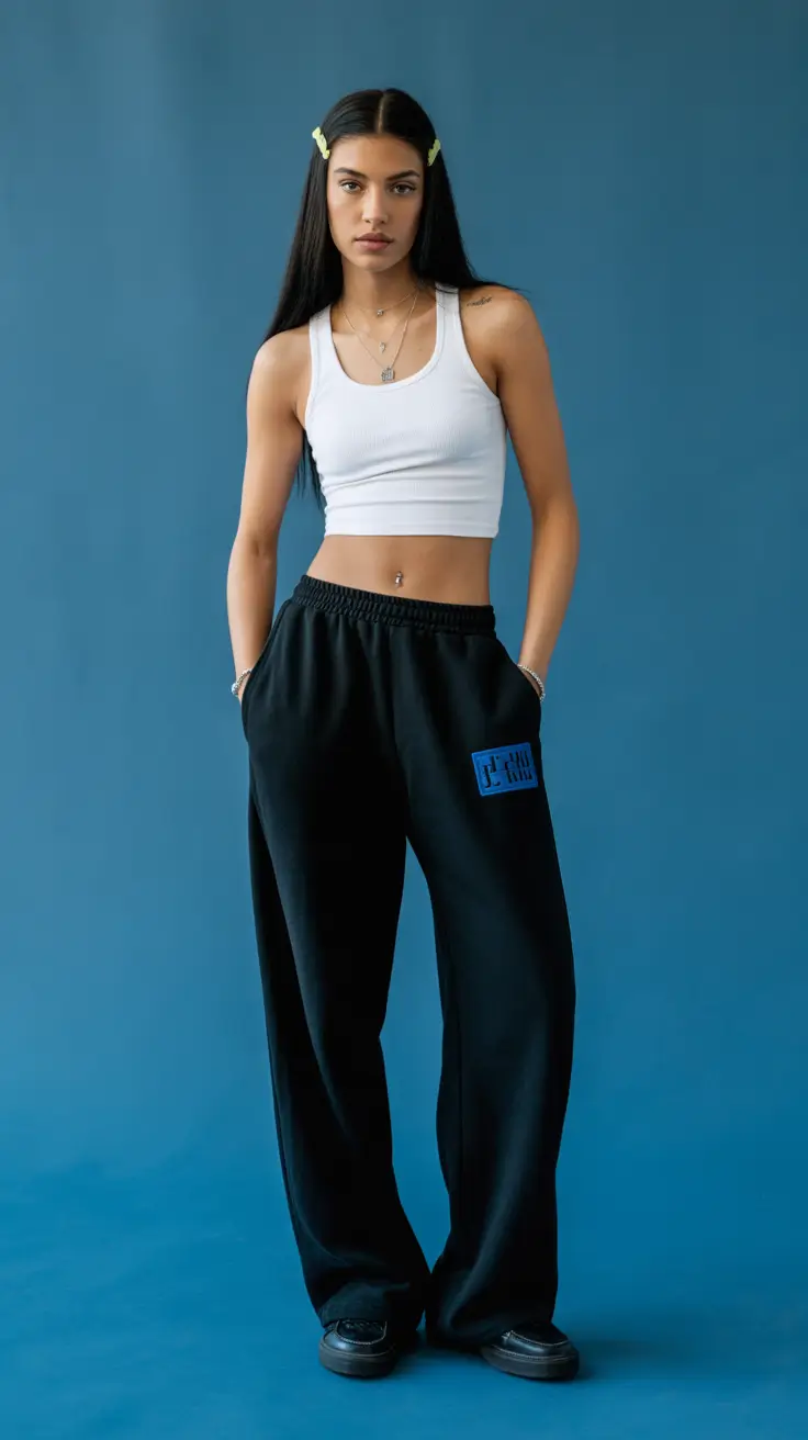 Cute y2k outfits 2026 Midnight Minimalist