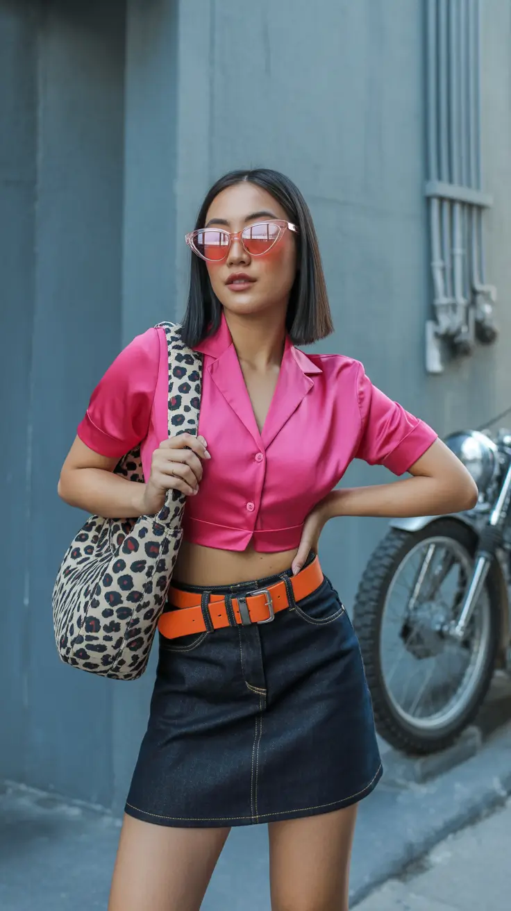 Cute y2k outfits 2026 Hot Pink Attitude