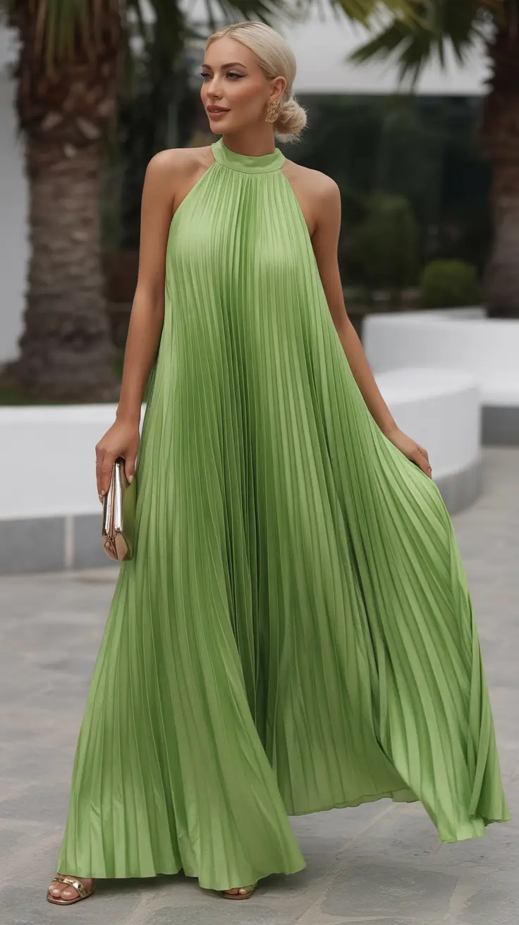 Elegant wedding guest outfits 2026 Lime Whisper