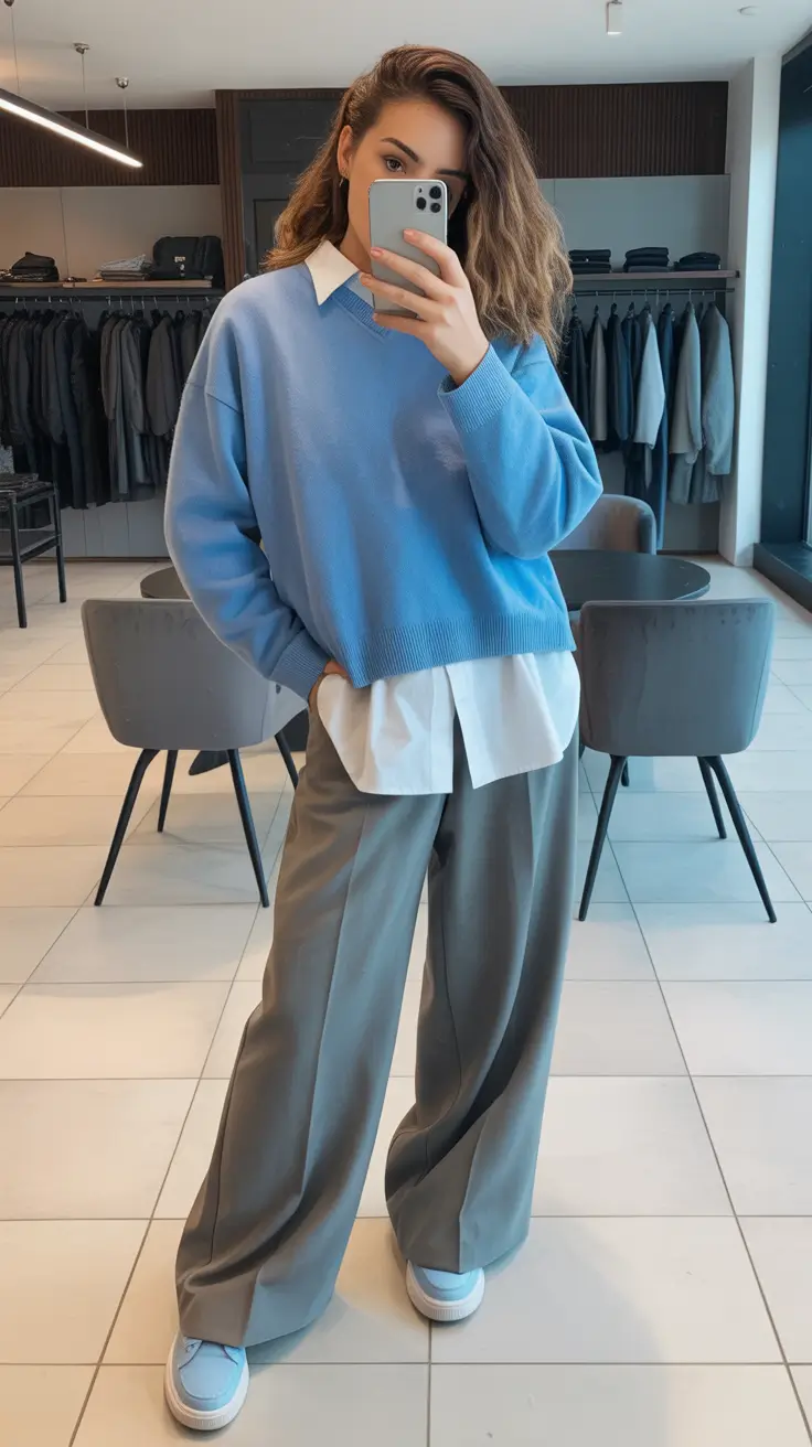 Everyday outfit ideas 2026 Powder Blue Ease