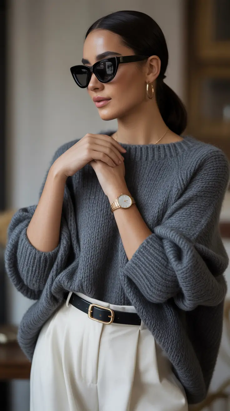 Everyday outfit ideas 2026 Monochrome Grace