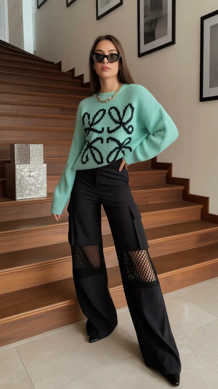 Everyday outfit ideas 2026 Mint Contrast Vibe
