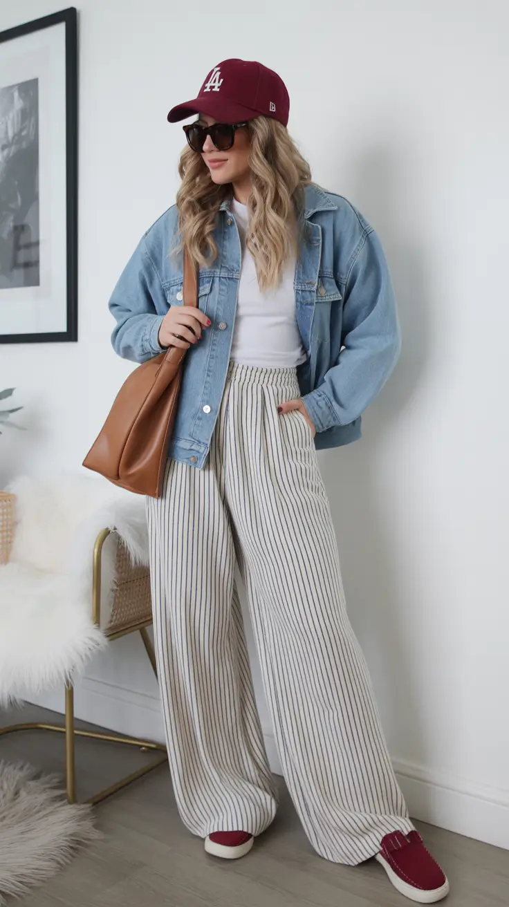 Everyday outfit ideas 2026 Weekend Stripe Cool