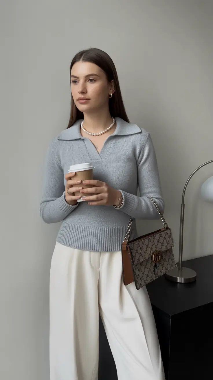 Everyday outfit ideas 2026 Soft Gray Sophistication