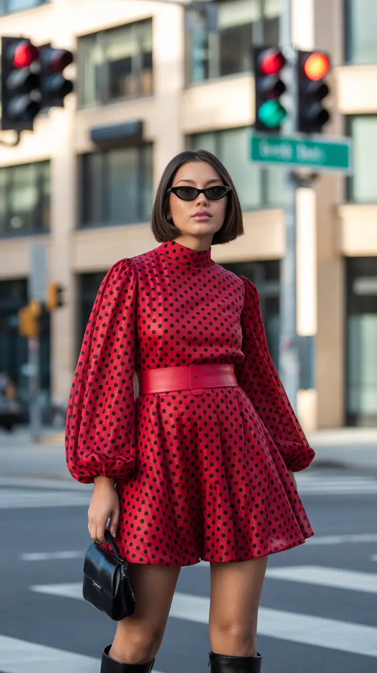 fashion outfits inspo for women 2026 Modern Polka Glam