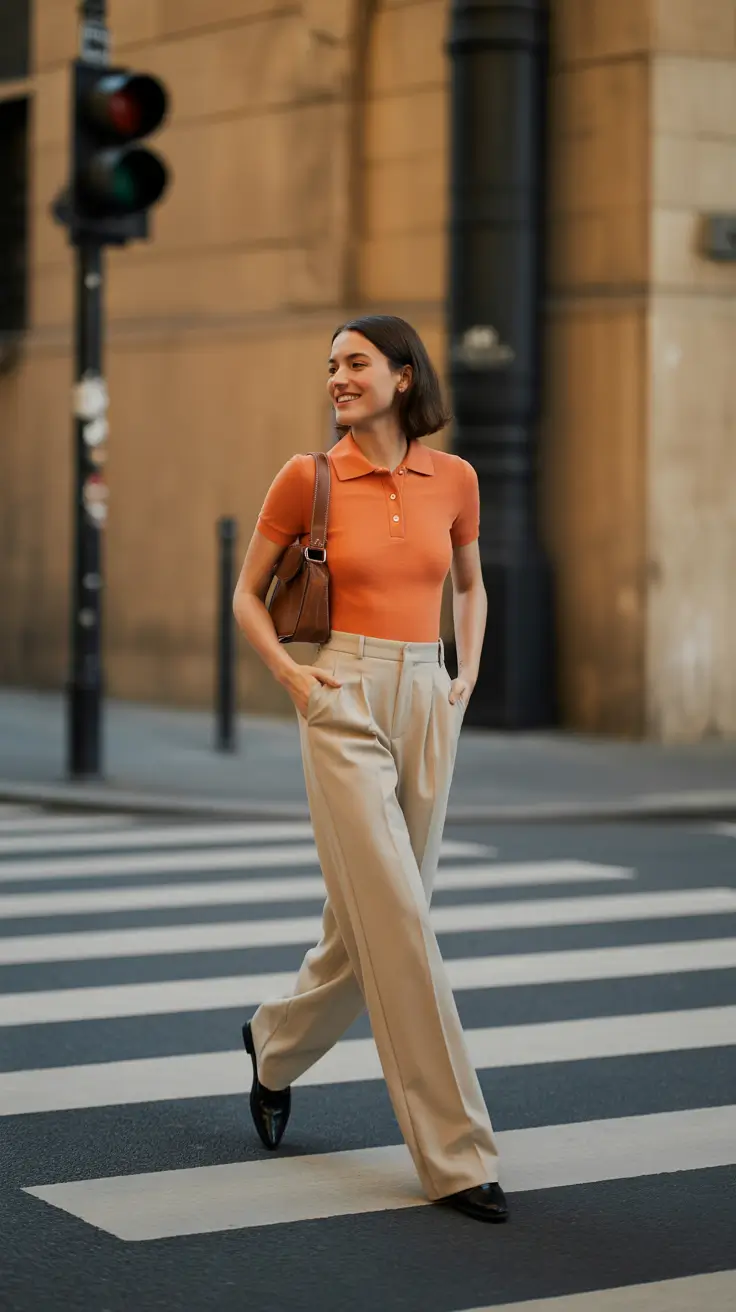 fashion outfits inspo for women 2026 Soft Orange Energy