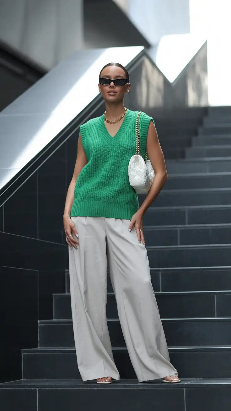 fashion outfits inspo for women 2026 Emerald Minimalist