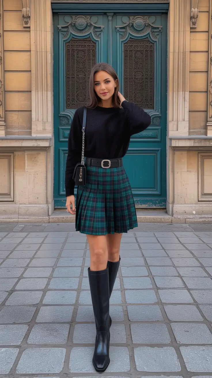 fashion outfits inspo for women 2026 Plaid and Poised